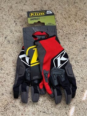 KLIM Impact Glove High Risk Red